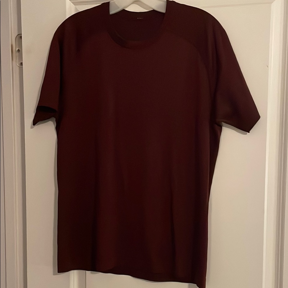 Lululemon Athletica Burgundy Short Sleeve Tee Good Condition!